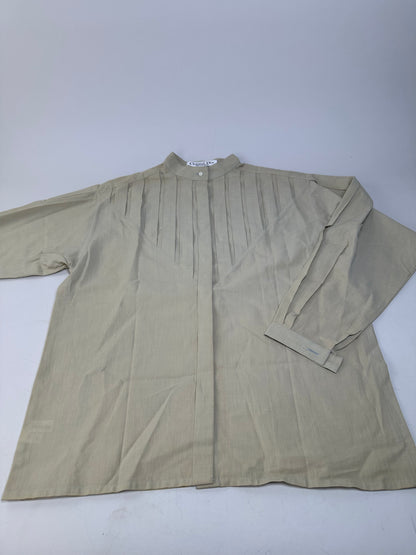 Vintage Dior Cotton Blouse Beige M