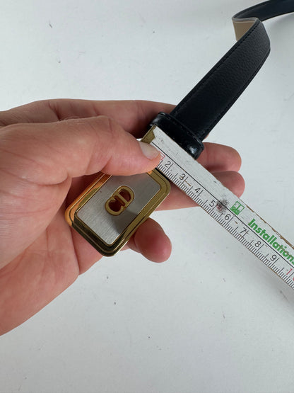 Vintage Dior Leather belt black