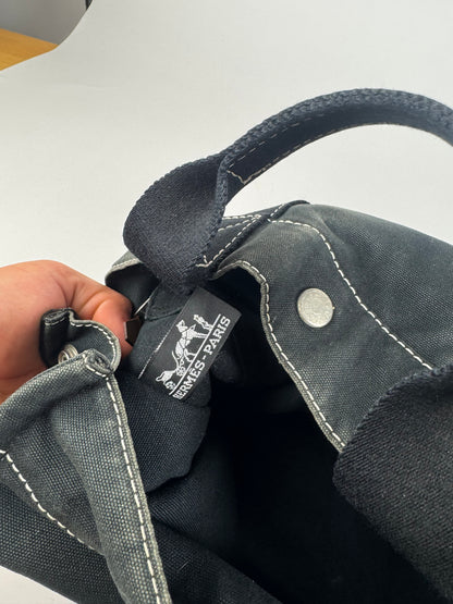 Vintage Hermes Shopper bag black