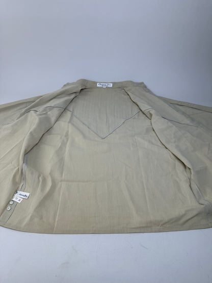 Vintage Dior Cotton Blouse Beige M