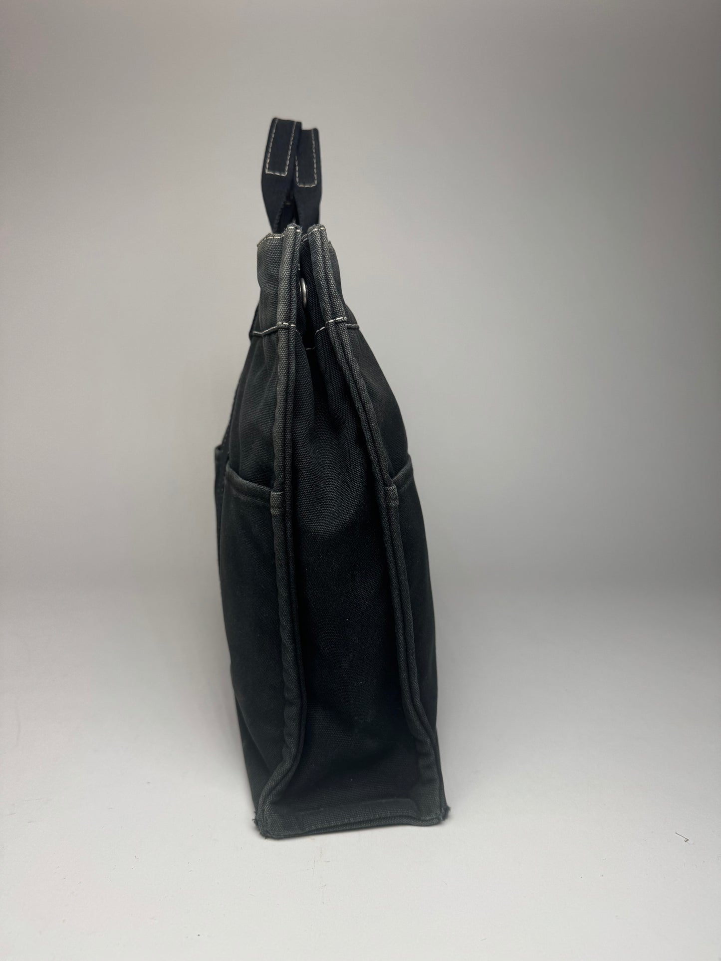 Vintage Hermes Shopper bag black