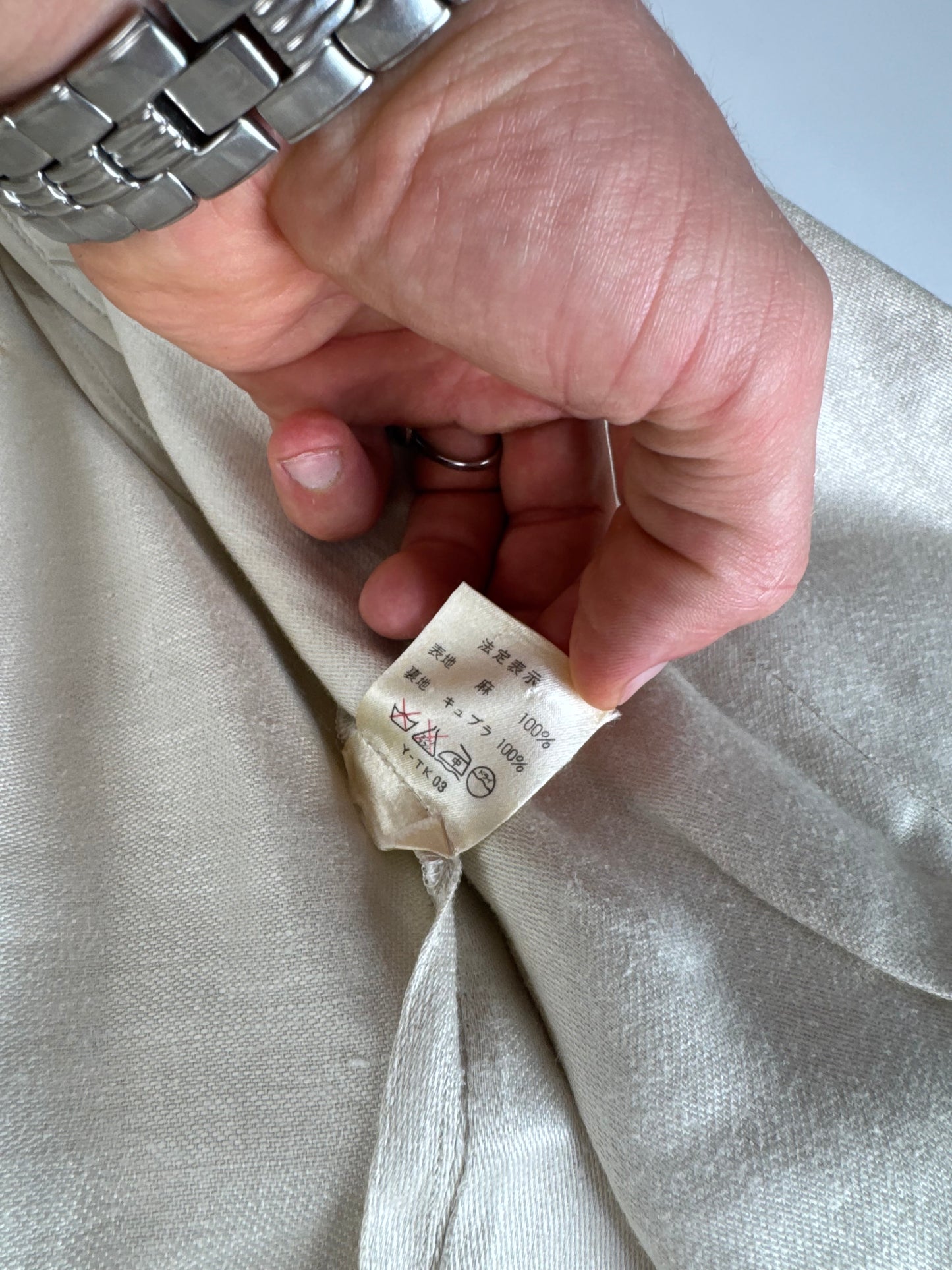 Vintage Dior Twin Set White Brown M/L