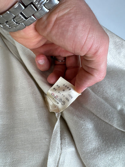 Vintage Dior Twin Set White Brown M/L