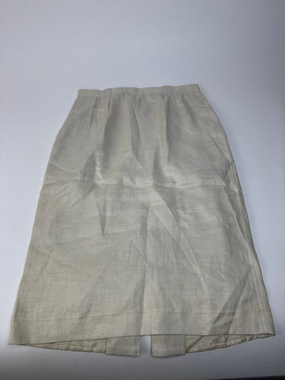 Vintage Dior Twin Set White Brown M/L