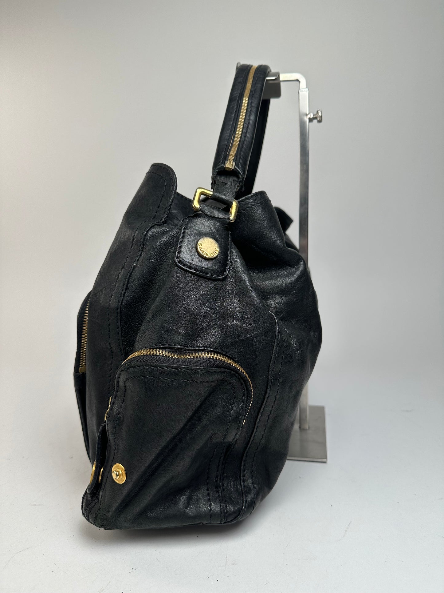Vintage Givenchy Leather Handbag Black