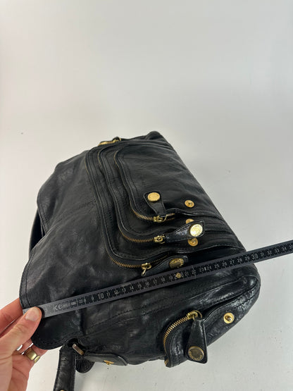 Vintage Givenchy Leather Handbag Black