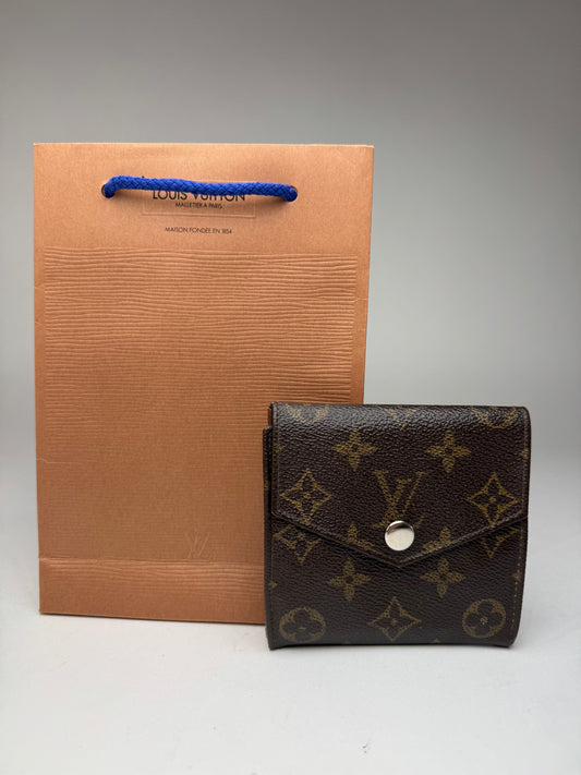 Vintage Louis Vuitton Leather monogram Wallet brown