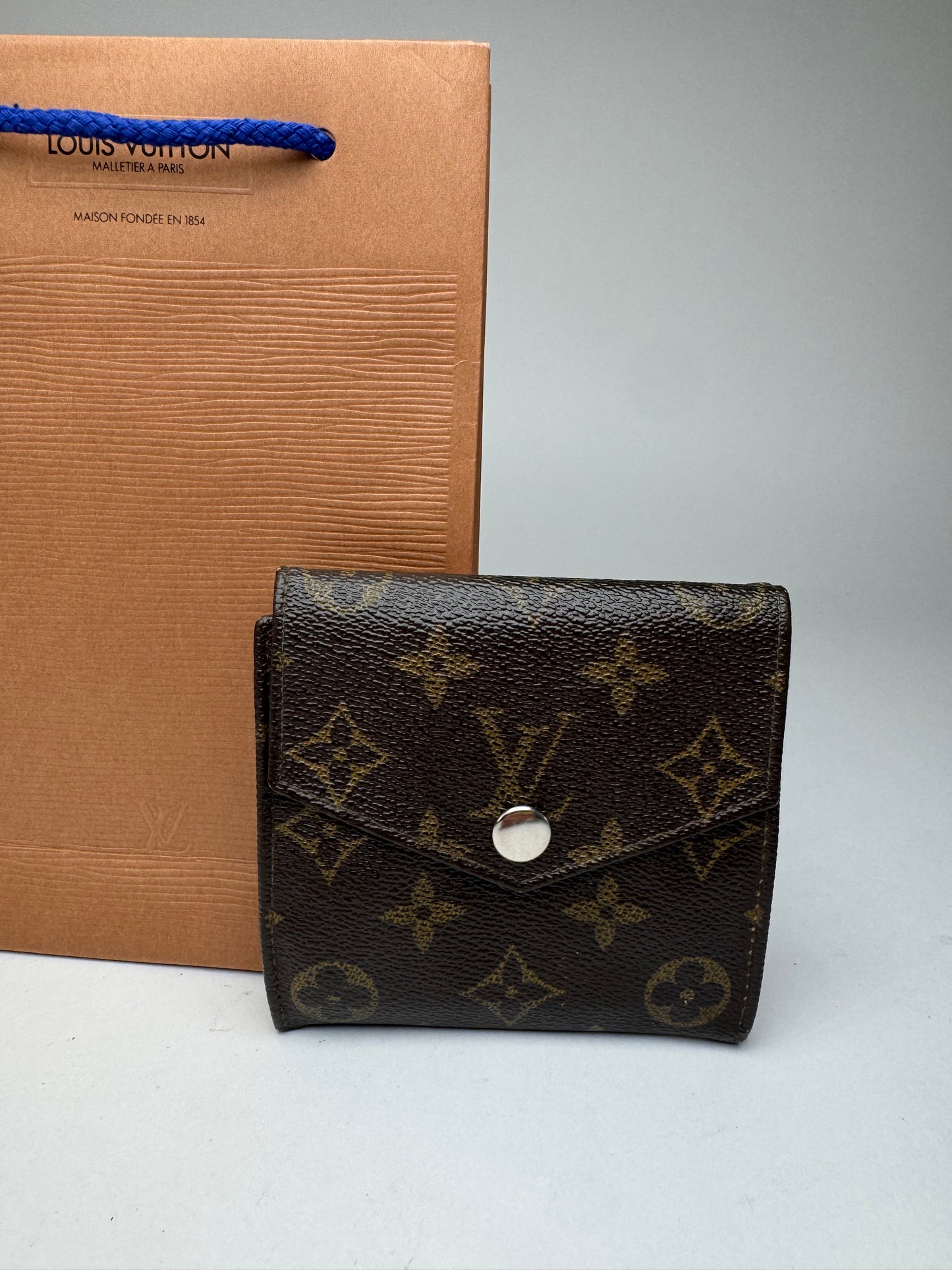 Vintage Louis Vuitton Leather monogram Wallet brown