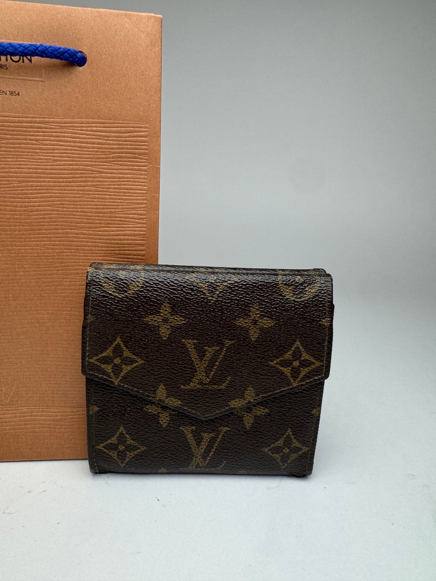 Vintage Louis Vuitton Leather monogram Wallet brown