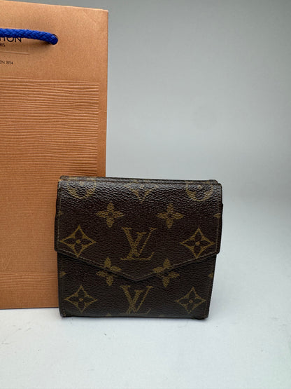 Vintage Louis Vuitton Leather monogram Wallet brown