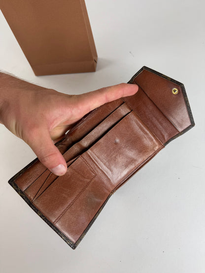 Vintage Louis Vuitton Leather monogram Wallet brown