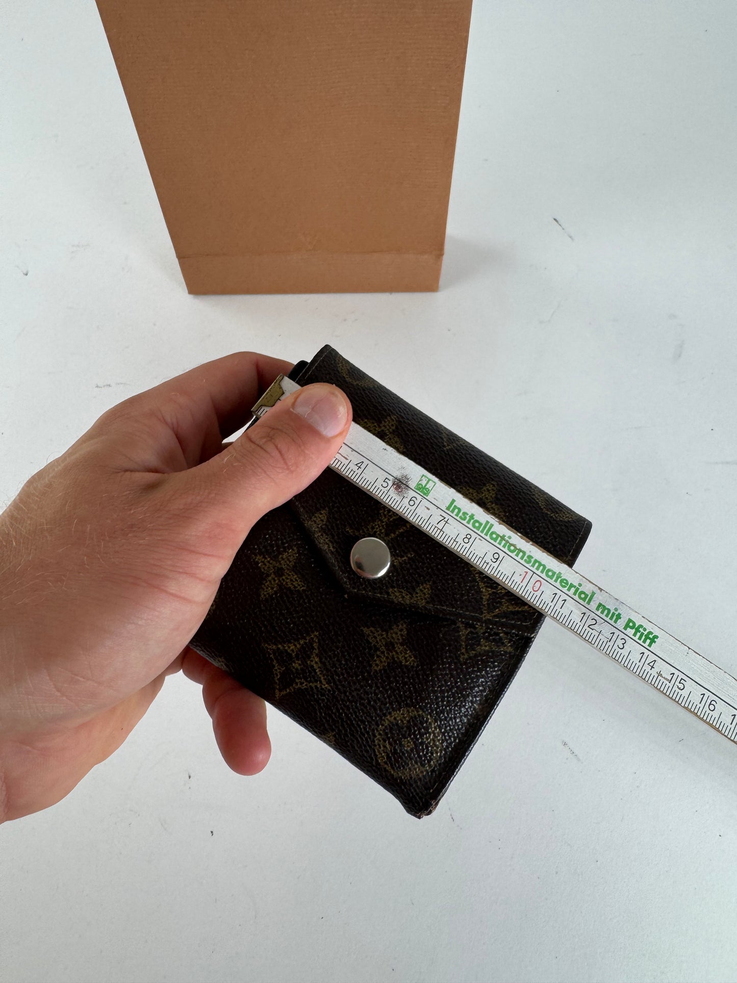 Vintage Louis Vuitton Leather monogram Wallet brown