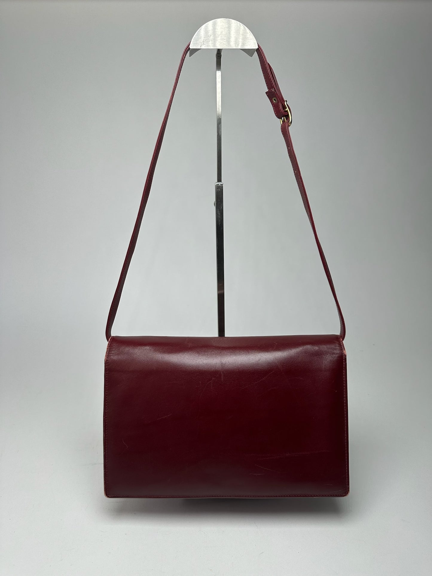 Vintage  Givenchy 4G leather bag burgundy