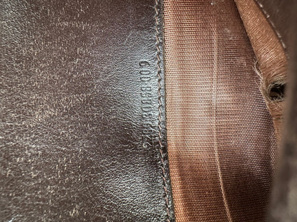 Vintage Fendi FF Monogram Canvas Wallet Brown Black