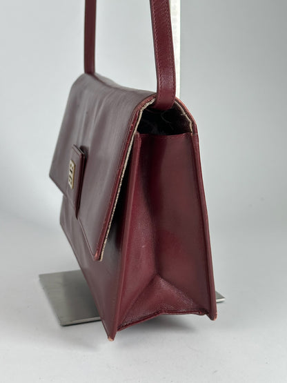 Vintage  Givenchy 4G leather bag burgundy