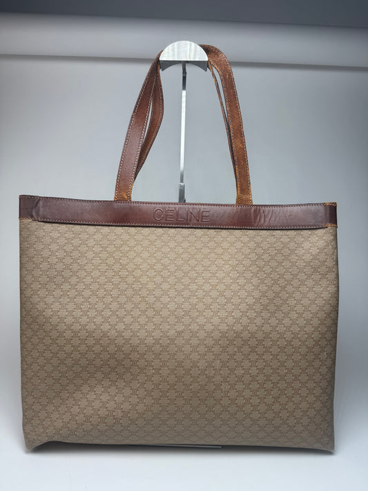 Vintage Celine Monogram Big Bag leather shopper