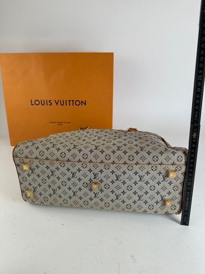 Vintage Louis Vuitton Monogram Mini Lin Canvas Handbag Beige Brown