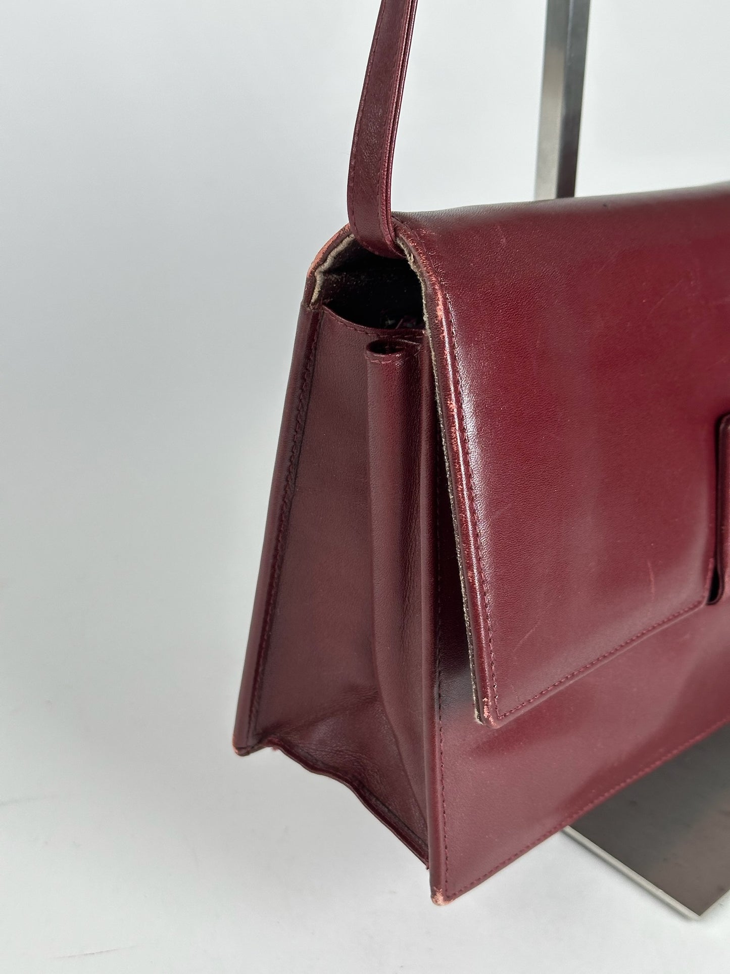 Vintage  Givenchy 4G leather bag burgundy