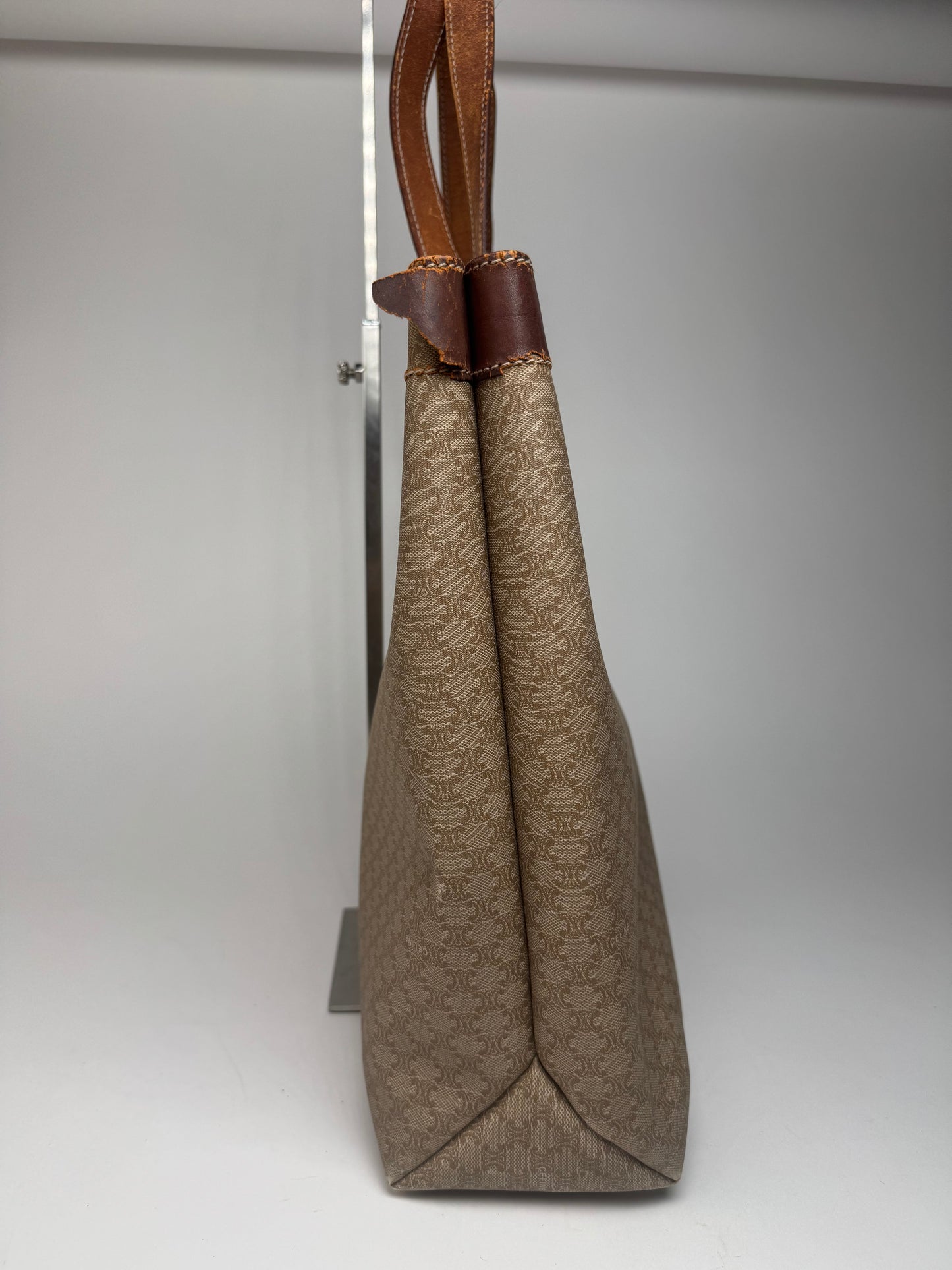 Vintage Celine Monogram Big Bag leather shopper