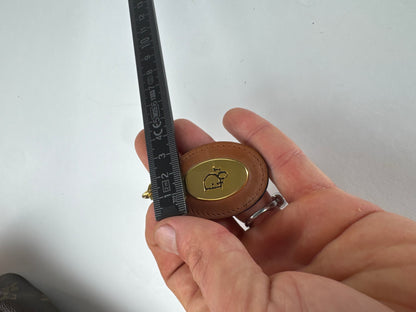Vintage Dior Keychain Brown Gold