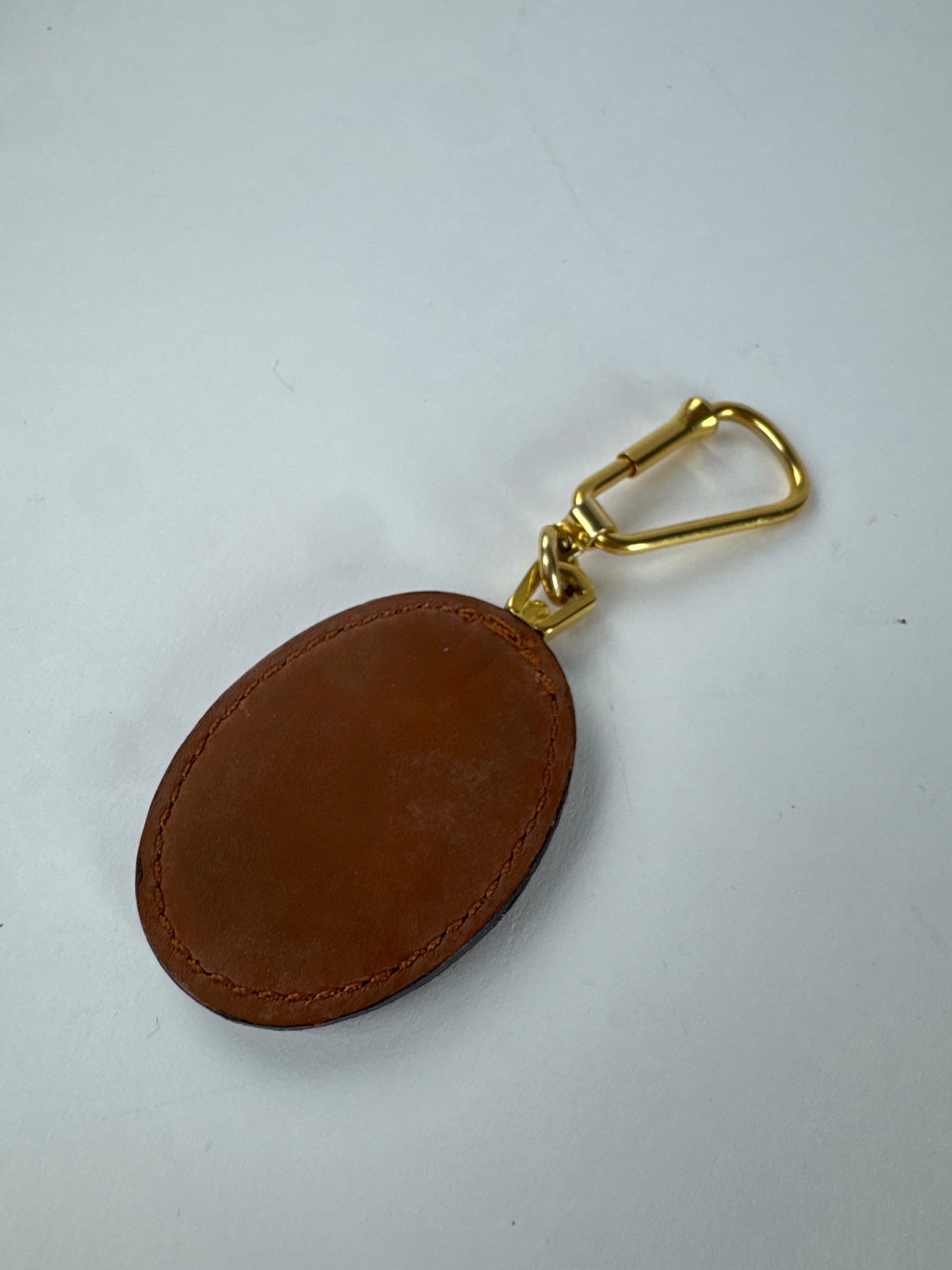 Vintage Dior Keychain Brown Gold