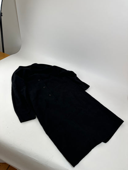 Vintage Givenchy Wool Shift Dress Black M