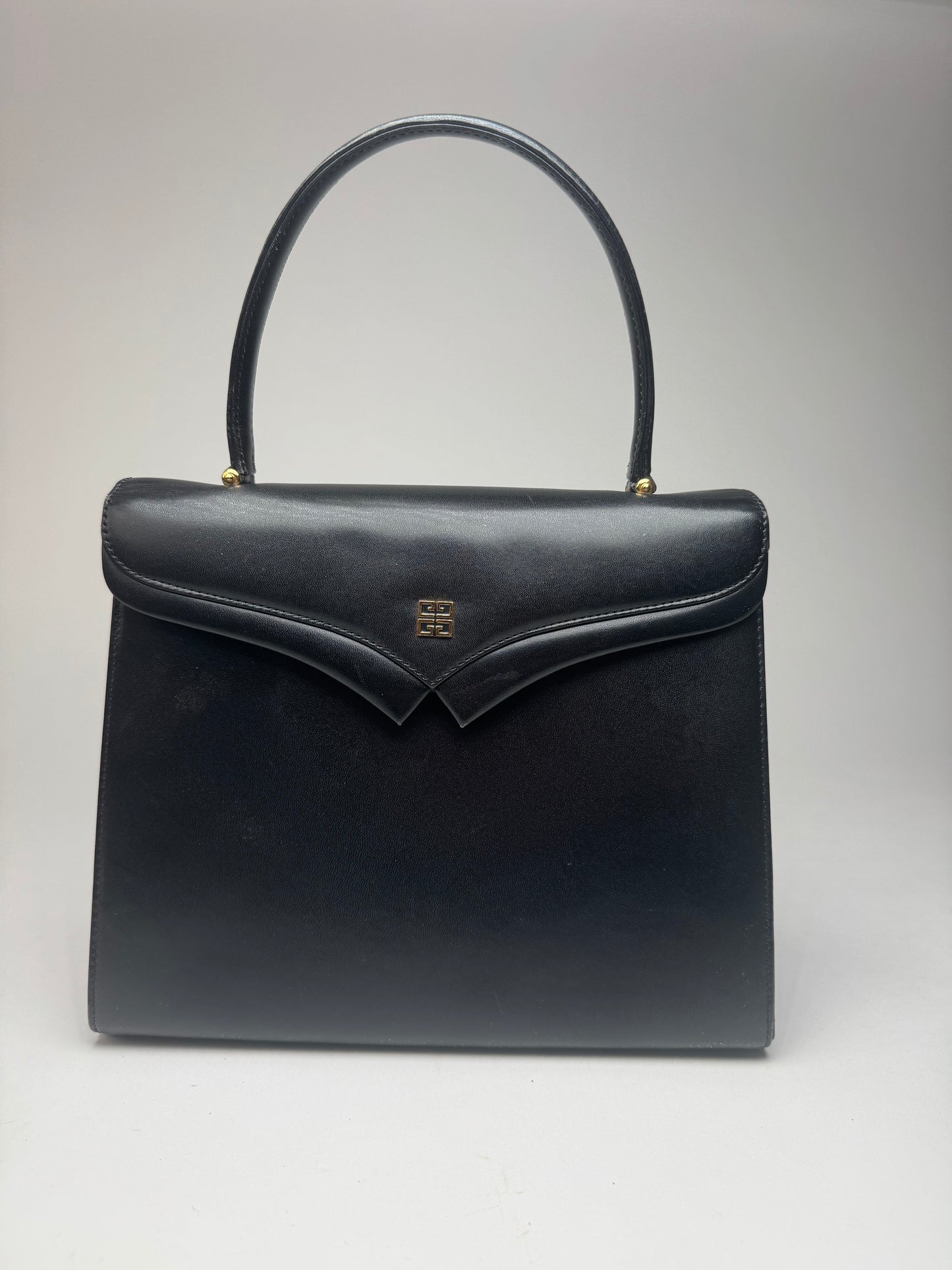 Vintage Givenchy 4G leather bag black