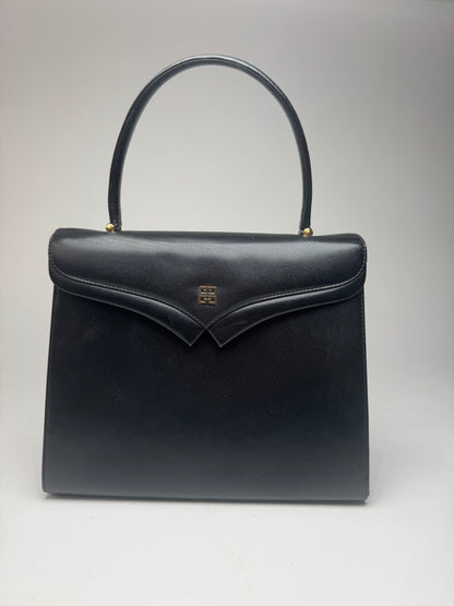 Vintage Givenchy 4G leather bag black