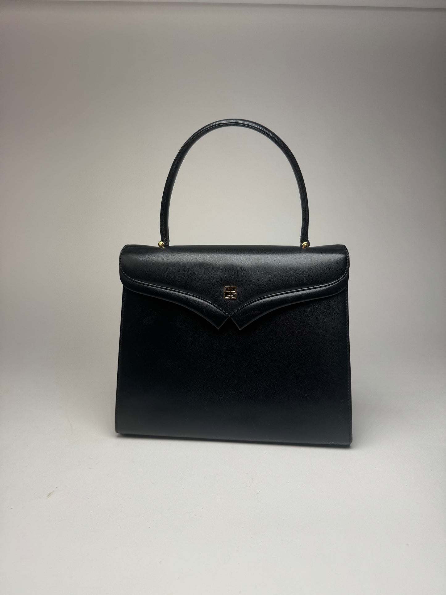 Vintage Givenchy 4G leather bag black