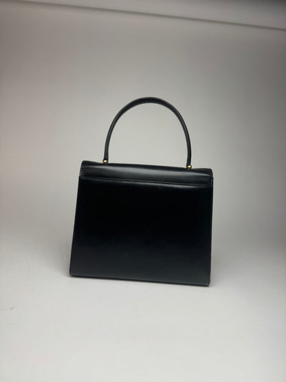Vintage Givenchy 4G leather bag black