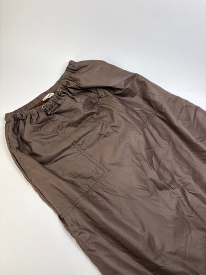 Vintage Issey Miyake Maxi Skirt Brown M