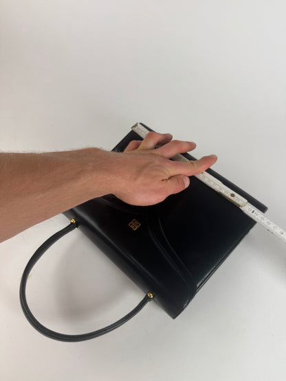 Vintage Givenchy 4G leather bag black