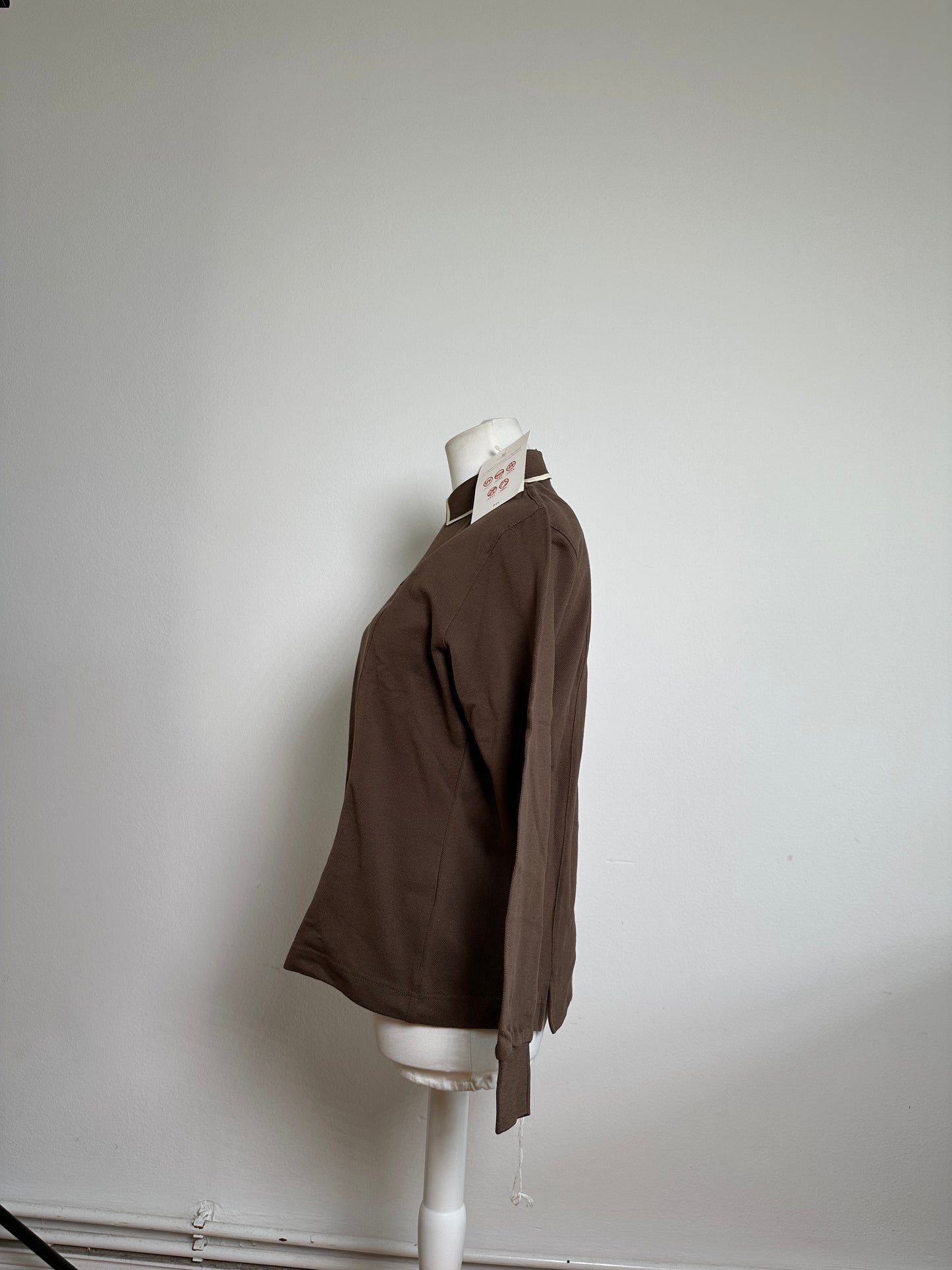 Vintage Balenciaga Cotton Polo Shirt Brown M