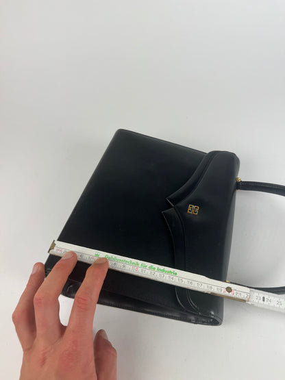 Vintage Givenchy 4G leather bag black