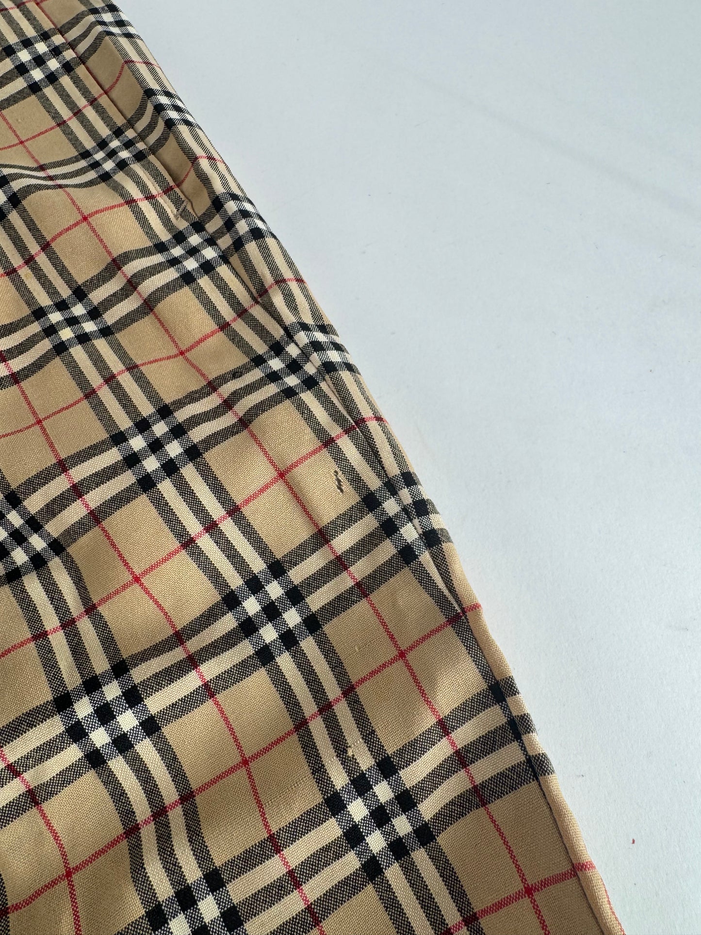 Vintage Burberry Mens Novacheck Pants Beige M