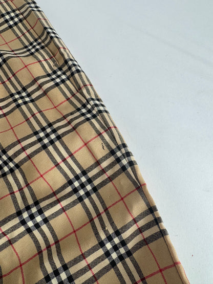 Vintage Burberry Mens Novacheck Pants Beige M