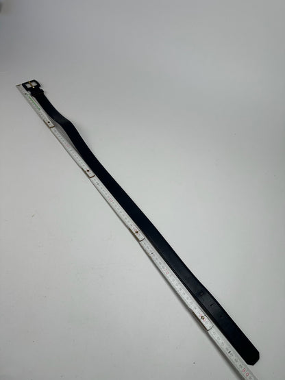 Vintage Dior Leather Belt Navy