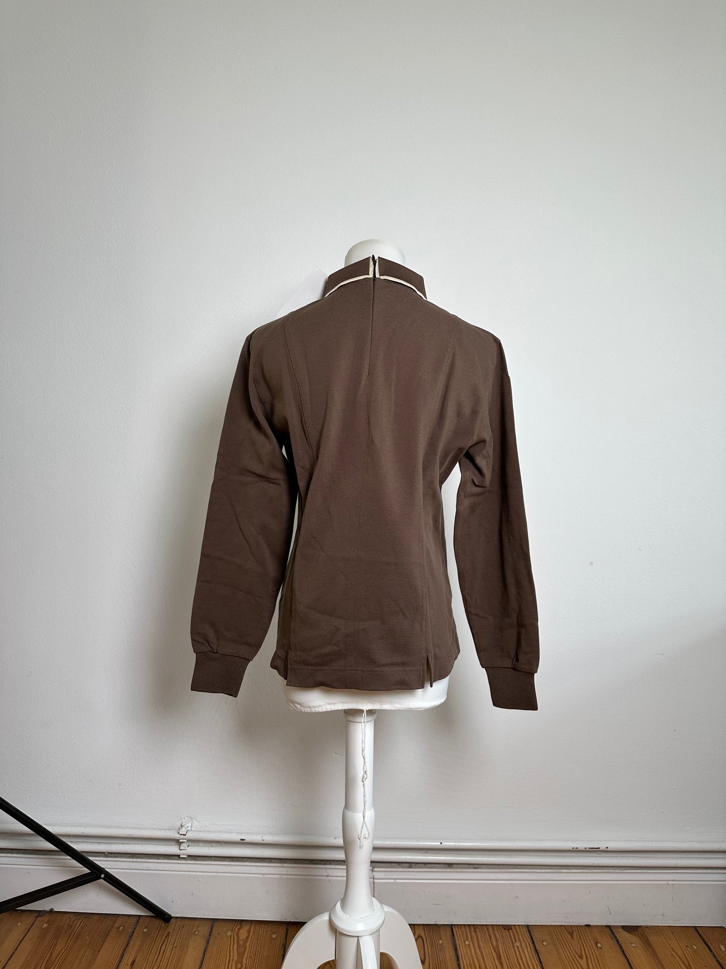 Vintage Balenciaga Cotton Polo Shirt Brown M