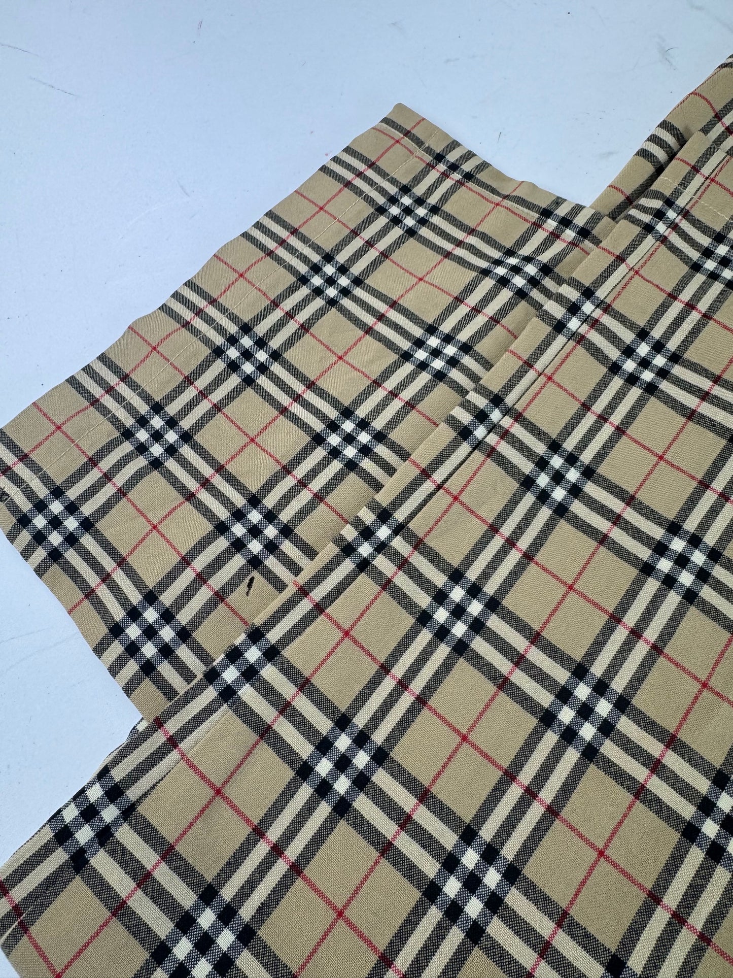 Vintage Burberry Mens Novacheck Pants Beige M