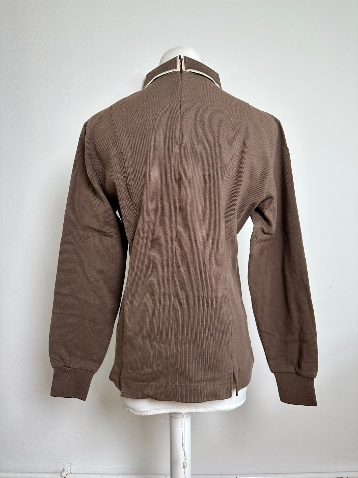 Vintage Balenciaga Cotton Polo Shirt Brown M