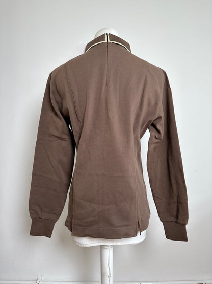 Vintage Balenciaga Cotton Polo Shirt Brown M