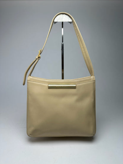 Vintage Givenchy Leather Bag beige