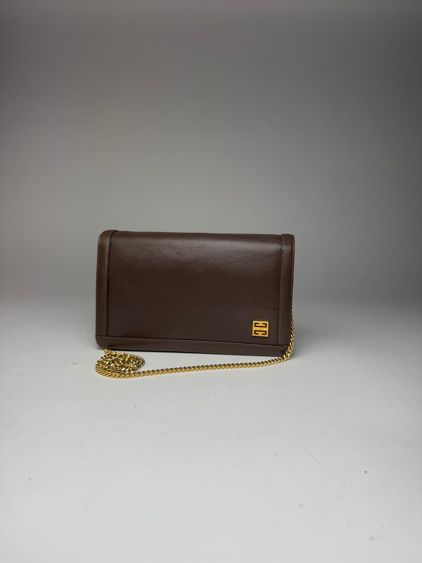 Vintage  Givenchy 4G leather bag brown