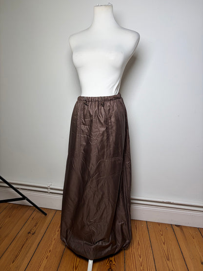 Vintage Issey Miyake Maxi Skirt Brown M