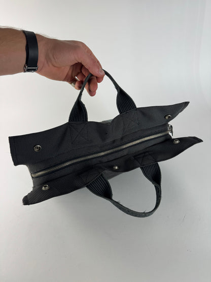 Vintage Hermes Polyester Bag Anthracite