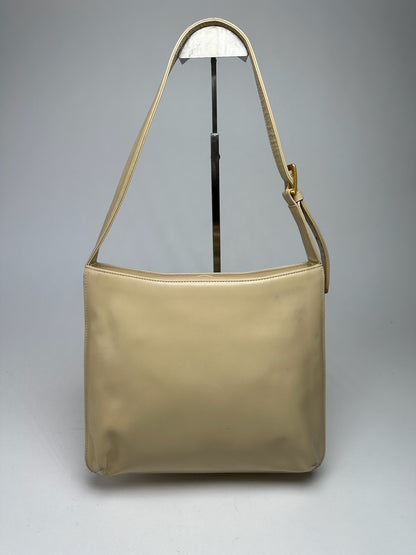 Vintage Givenchy Leather Bag beige