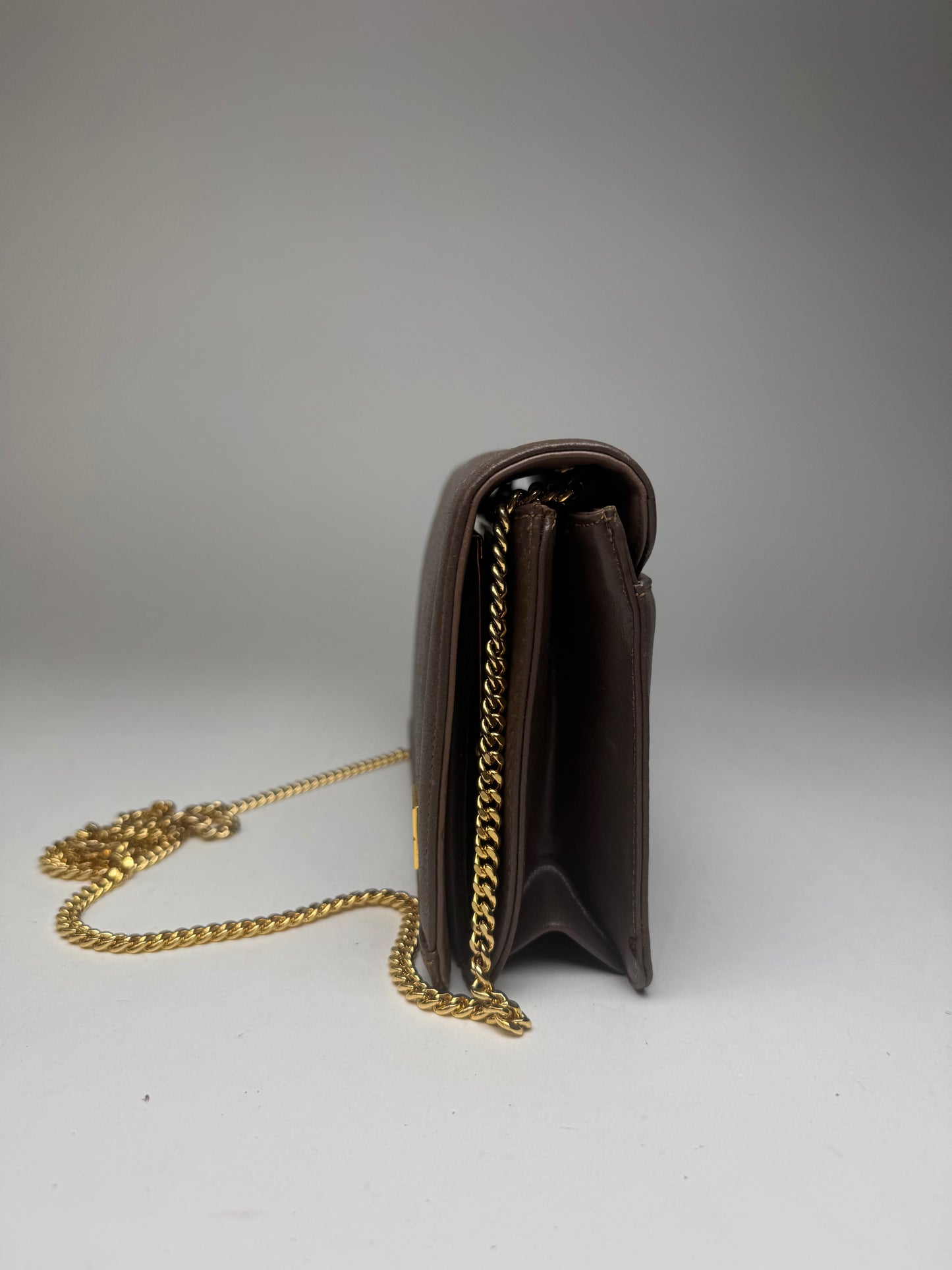 Vintage  Givenchy 4G leather bag brown