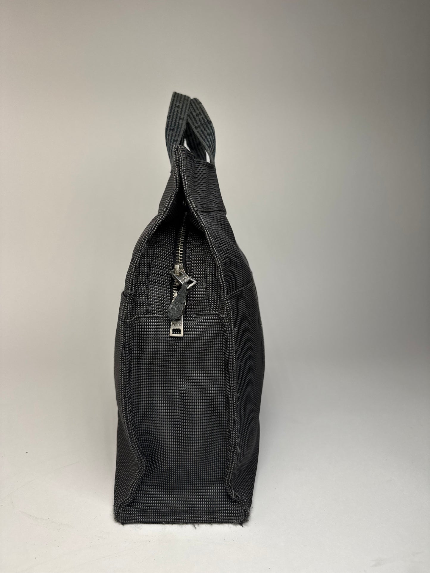 Vintage Hermes Polyester Bag Anthracite