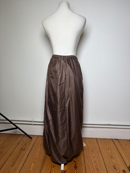 Vintage Issey Miyake Maxi Skirt Brown M
