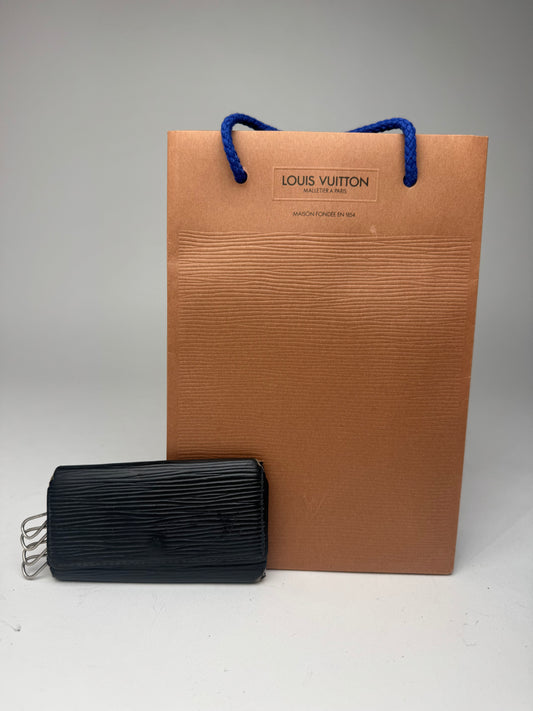 Vintage Louis Vuitton EPI Leather Key Holder Black